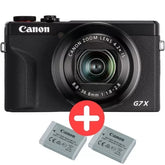 Canon PowerShot G7 X Mark III, nera, con batteria di ricambio