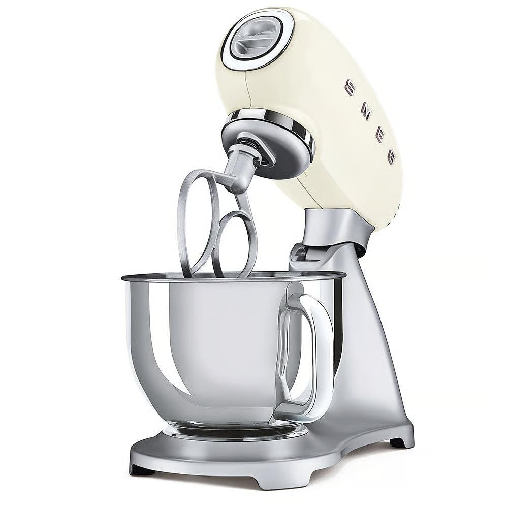 Robot da cucina Smeg SMF02CREU 4,8 l crema (ricondizionato da esperti) – Elettrodomestico pratico ed efficiente