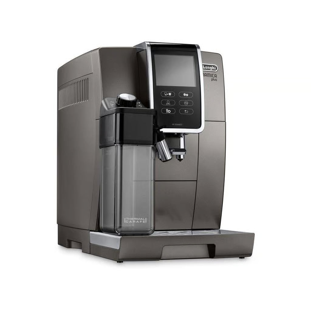 Macchine da caffè espresso con macinacaffè De'Longhi Dinamica FEB3795.T 1,8000l - nero/grigio (ricondizionate da esperti) – elettrodomestico pratico e performante