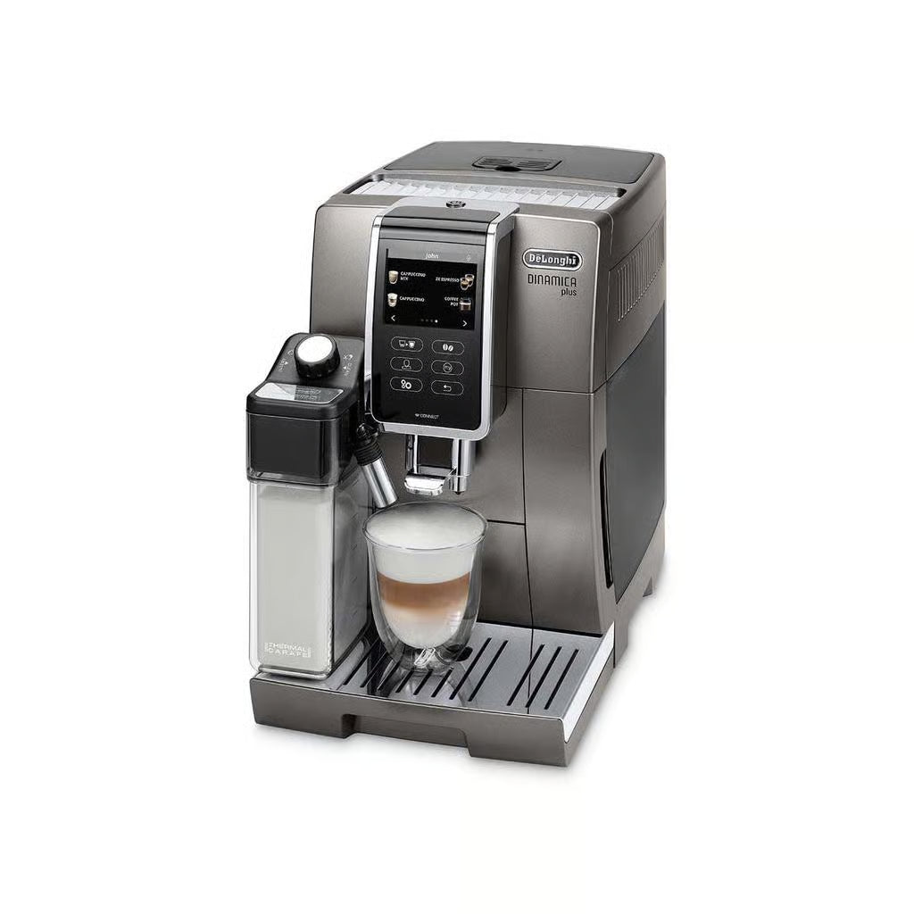 Macchine da caffè espresso con macinacaffè De'Longhi Dinamica FEB3795.T 1,8000l - nero/grigio (ricondizionate da esperti) – elettrodomestico pratico e performante