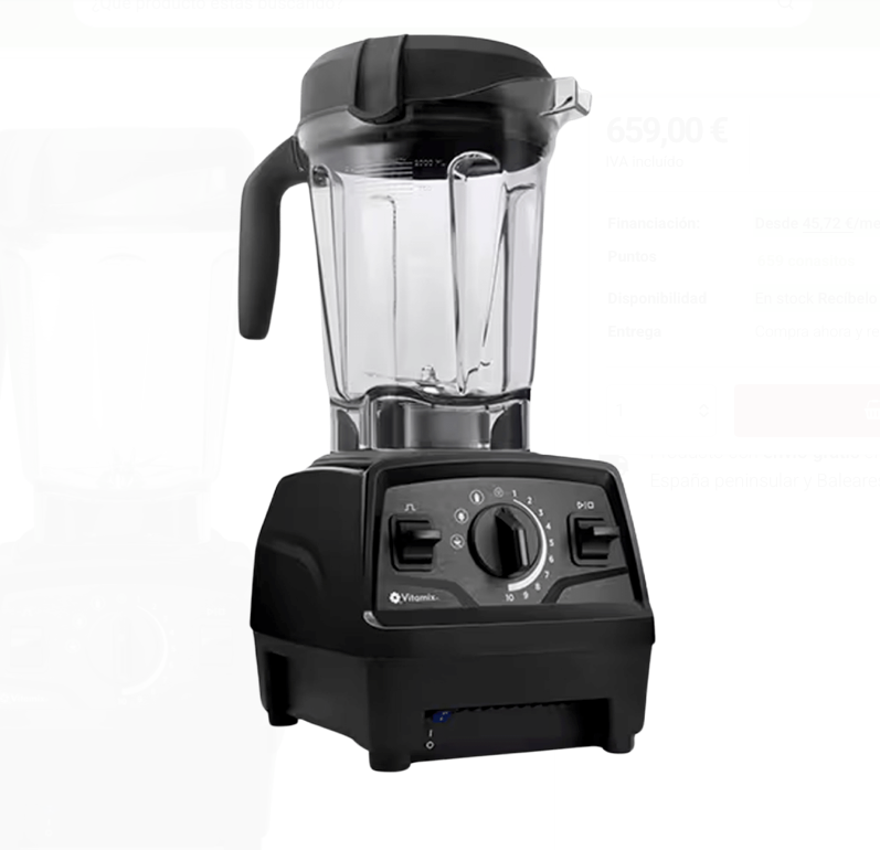 Frullatore Vitamix Explorian E520 - Nero