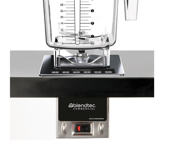 BLENDTEC - C825D46Q-EUB1GB1D - Frullatore Blender CONNOISEUR 825 con 2 caraffe WILDSIDE+ con coperchio piatto morbido (1800W) - (3,8 HP)