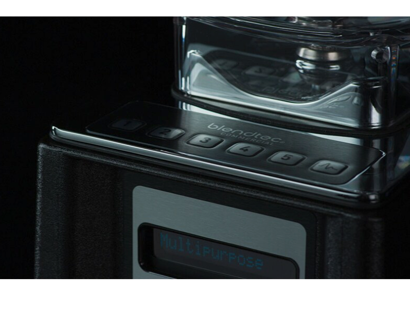 BLENDTEC - C825D46E-EU - Frullatore professionale SPACESAVER 825 con 1 caraffa FOURSIDE con coperchio ventilato (1800 W) - (3,8 HP)