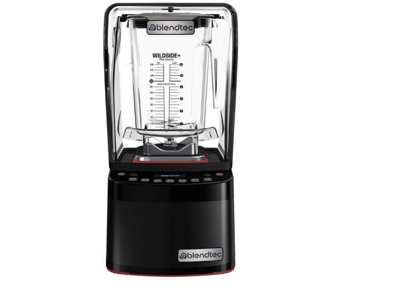 BLENDTEC - S885D2101-EUB1GB1A - Frullatore STEALTH 885 con 2 caraffe FOURSIDE con coperchio piatto morbido (1800 W) - (3,8 HP)