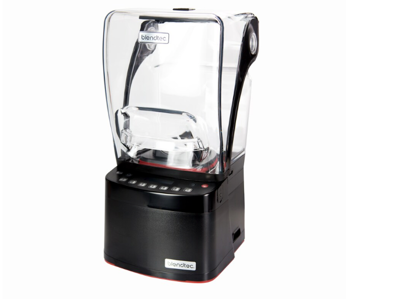 BLENDTEC - S885D2101-EUB1GB1A - Frullatore STEALTH 885 con 2 caraffe FOURSIDE con coperchio piatto morbido (1800 W) - (3,8 HP)