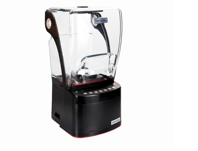 BLENDTEC - S885D2101-EUB1GB1A - Frullatore STEALTH 885 con 2 caraffe FOURSIDE con coperchio piatto morbido (1800 W) - (3,8 HP)