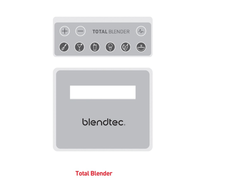 Frullatore BLENDTEC Total Blender Rosso