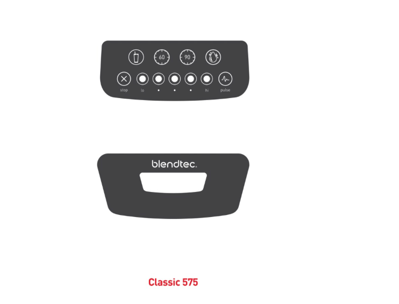 Blendtec - Frullatore Classic 575 Poppy