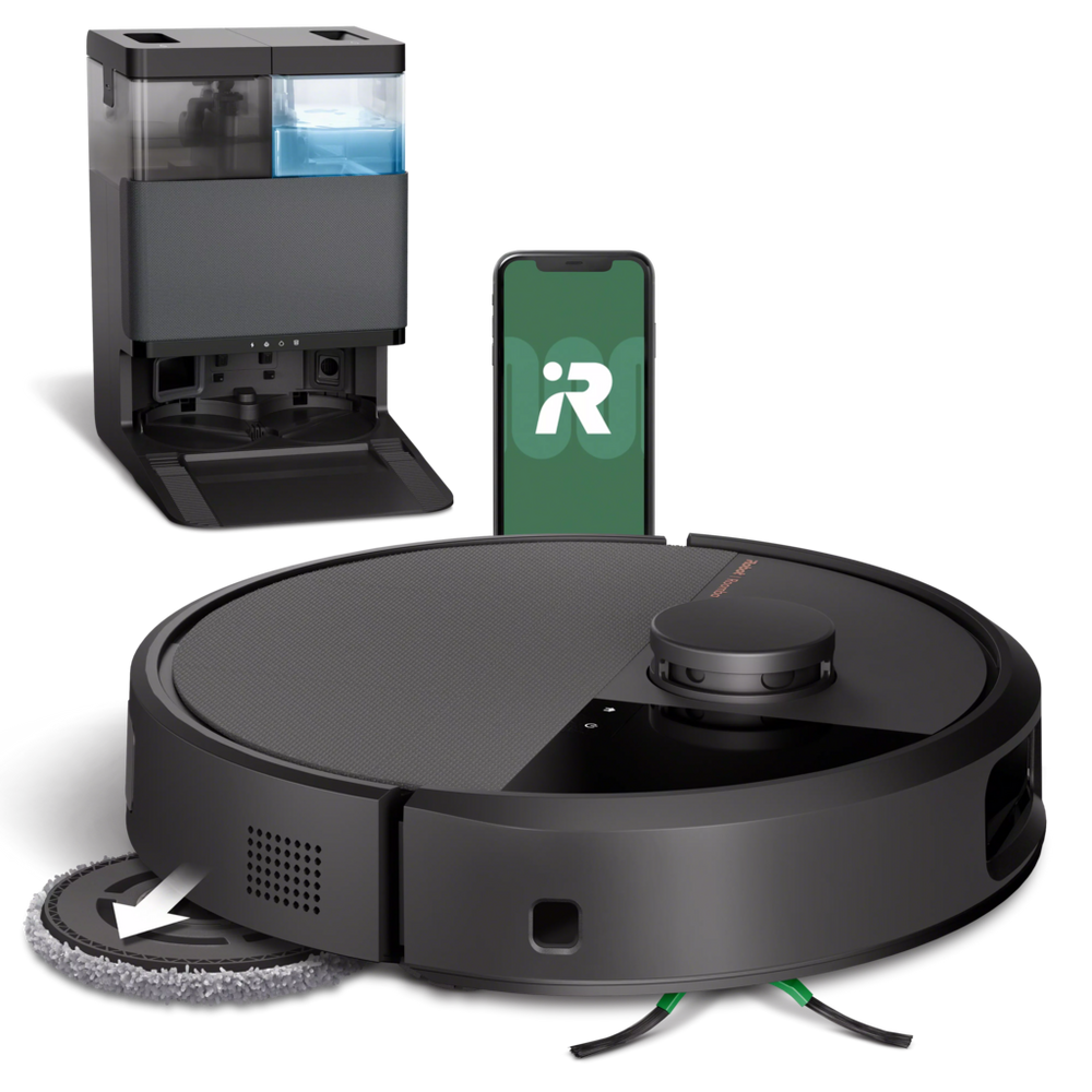 Robot Roomba® Combo j5+ con base Auto-Empty™: nero – elettrodomestico pratico e potente