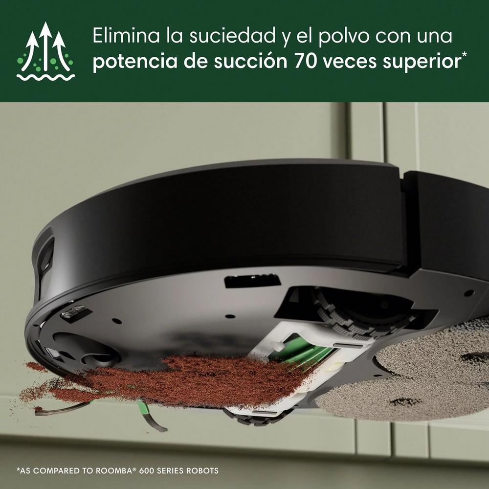 Robot Roomba® Combo j5+ con base Auto-Empty™: nero – elettrodomestico pratico e potente