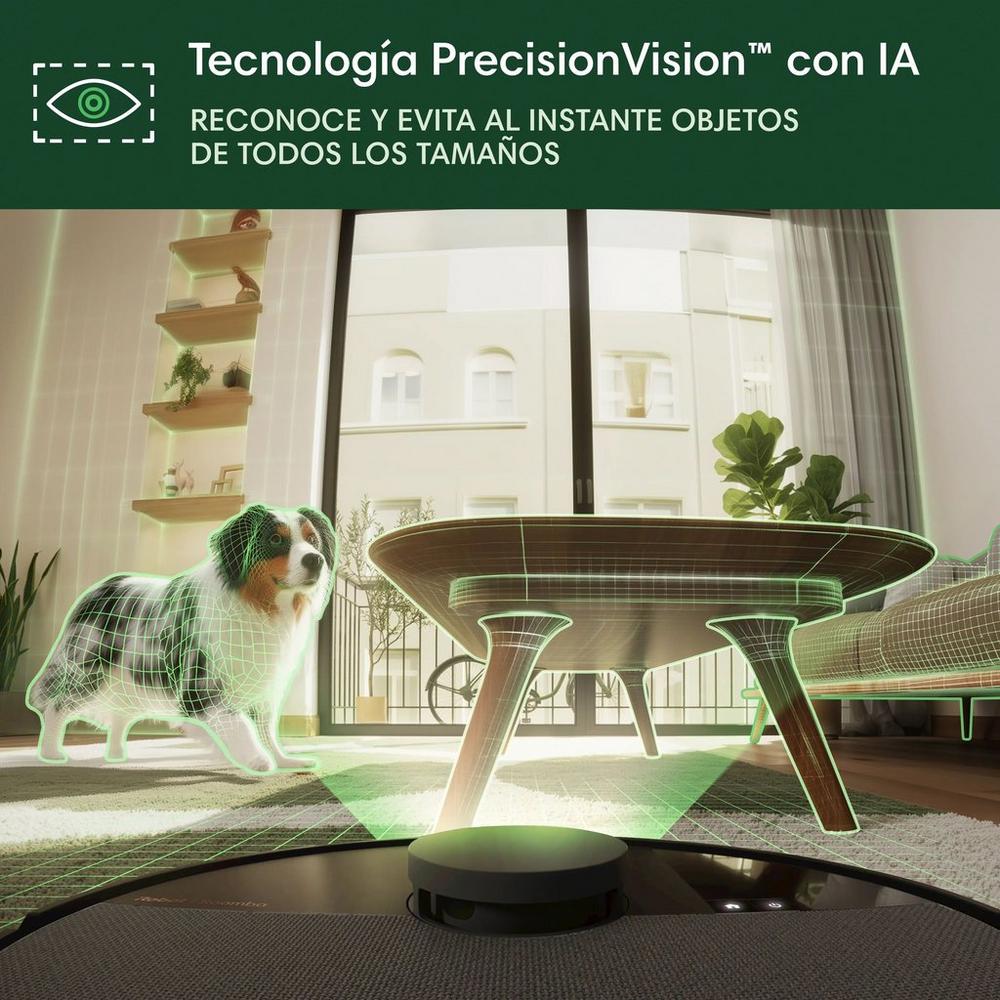 Robot Roomba® Combo j5+ con base Auto-Empty™: nero – elettrodomestico pratico e potente