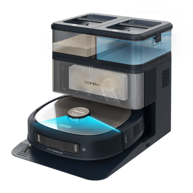Conga z100 X-Treme robot aspirapolvere lavapavimenti con tecnologia AI LaserEye – elettrodomestico pratico ed efficiente